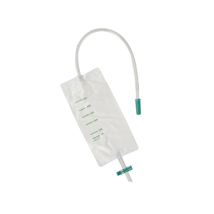 Hekura beenzak 500 ml 45 cm slang met kruiskraan, 30 stuks