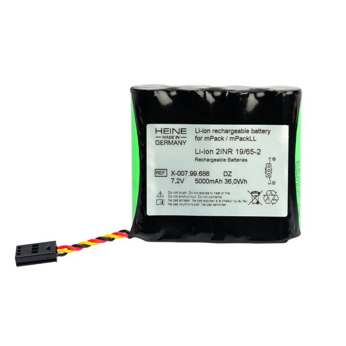HEINE Li-ion oplaadbare vervangingsbatterij voor HEINE mPack 6 V draagbare voedingsmodule