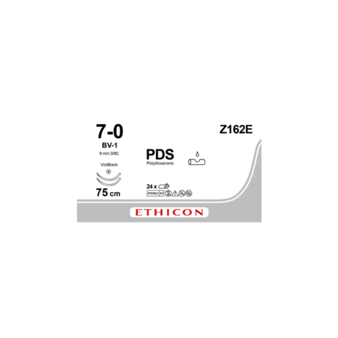 PDSII violet 7-0, BV-1 VB naald, Z162E, 24 stuks