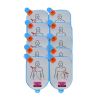 Vervangingsplakkers voor de Defibtech Lifeline Trainer (set van 5 paar)