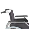 Servomobil rolstoel uit aluminium, zilver/zwart, zitbreedte 48-50 cm