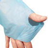 CMT CPE schort geruwd blauw, lange mouw, per stuk