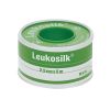 Leukosilk hechtpleister op spoel, 2,5 cm x 5 m, per stuk