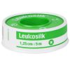 Leukosilk hechtpleister op spoel, 1,25 cm x 5 m, per stuk