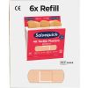 Salvequick pleisterstrips textiel navulling, 6 x 40 stuks