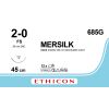 Silk zwart 2-0, FS naald, 685G, 12 stuks
