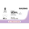 Vicryl gecoat gevlochten violet 0, UR-5 naald, 6VA2594G, 12 stuks
