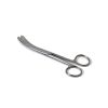 Busch navelstrengschaar 16 cm gebogen RVS