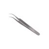 Horlogemakers pincet gebogen extra spits schoudermodel 11 cm RVS