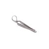 Jones doekklem 5,5 cm gebogen RVS