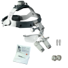 Heine HRP 4x Optieken met i-View op Professionele L Hoofdband met S-GUARD, beschermende lenzen, 2 sterilisatiebare zwenkarmen, schoonmaakdoekje