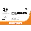 Ethibond Excel groen 2-0, EN-3 EES naald, EC12, 12 stuks