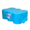 Midi Poetspapier Cellulose Blauw 1-laags 300 m x 19 cm, 6 rollen