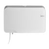 Quartz White Duo toiletrolhouder, Coreless