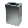 Sanfer Afvalbak met open inworp, RVS 50 Liter 