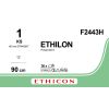 Ethilon zwart 1, KS naald, F2443H, 36 stuks