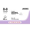 Vicryl gecoat violet 8-0, TG140-8 naald, J9559G, 12 stuks
