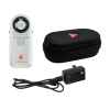 Heine DELTAone dermatoscoop met contactplaat met schaalverdeling, USB-kabel, netadapter, harde koffer (wit)