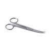 Chirurgische schaar linkshandig spits/spits 14 cm gebogen RVS