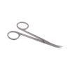 Irisschaar linkshandig 11 cm gebogen RVS