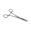 Kocher linkshandige arterieklem 1x2 tanden 14 cm recht RVS
