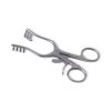 Weitlaner linkshandige wondspreider 2x3 tanden stomp 10 cm RVS
