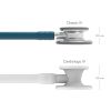 3M Littmann Classic III Monitoring Stethoscoop Caribisch Blauw | Rvs Geborsteld