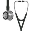 3M Littmann Cardiology IV Diagnostic Stethoscoop Zwart | Rvs Geborsteld