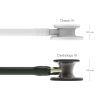 3M Littmann Cardiology IV Diagnostic Stethoscoop Zwart | Smoke Glans | Champagne