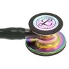 3M Littmann Cardiology IV Diagnostic Stethoscoop Zwart | Rainbow Glans
