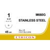 Stainless Steel Sil 1, V-37 naald, M660G, 12 stuks