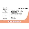 Monocryl Plus ongekleurd 3-0, TS naald, MCP1039H, 36 stuks