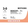 Monocryl Plus ongekleurd 3-0, FS naald, MCP3326G, 12 stuks