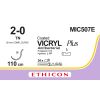 Vicryl Plus violet 2-0, TN naald, MIC507E, 24 stuks