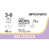 Vicryl Plus ongek. 3-0, PS-2 PRIME MP naald, MPVCP497H, 36 stuks