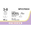 Vicryl Plus ongek. 3-0, PS-1 PRIME MP naald, MPVCP683H, 36 stuks