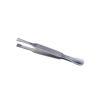Bergh epileerpincet 11 cm met schuine bek RVS