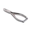 Pedicure-Nageltang (extra gehard), gebogen/glad, 14 cm 