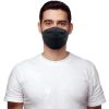 Mondmaskers Ribcap Zwart Large per stuk verpakt