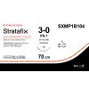 Stratafix ongekleurd 3-0, PS-1 PRIME MP naald, SXMP1B104, 12 stuks