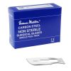 Swann Morton Individueel Peel Pack scalpelmesjes carbon, nr. 21