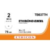 Ethibond Excel groen 2, MO-6 naald, TB6377H, 36 stuks