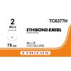 Ethibond Excel groen 2, MO-5 naald, TC6377H, 36 stuks