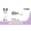Vicryl gecoat gevlochten violet 8-0, GS-9 naald, V120G, 12 stuks