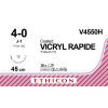 Vicryl Rapide gecoat ongekleurd 4-0, J-1 naald, V4550H, 36 stuks