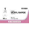 Vicryl Rapide gecoat ongekleurd 1, V-34 naald, V5190H, 36 stuks