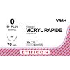 Vicryl Rapide gecoat ongekleurd 0, SH PLUS naald, V66H, 36 stuks