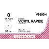 Vicryl Rapide gecoat ongekleurd 0, CT PLUS naald, V9580H, 36 stuks