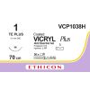 Vicryl Plus gecoat violet 1, TE PLUS naald, VCP1038H, 36 stuks