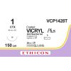 Vicryl Plus violet 1, CTX LP naald, VCP1428T, 24 stuks
